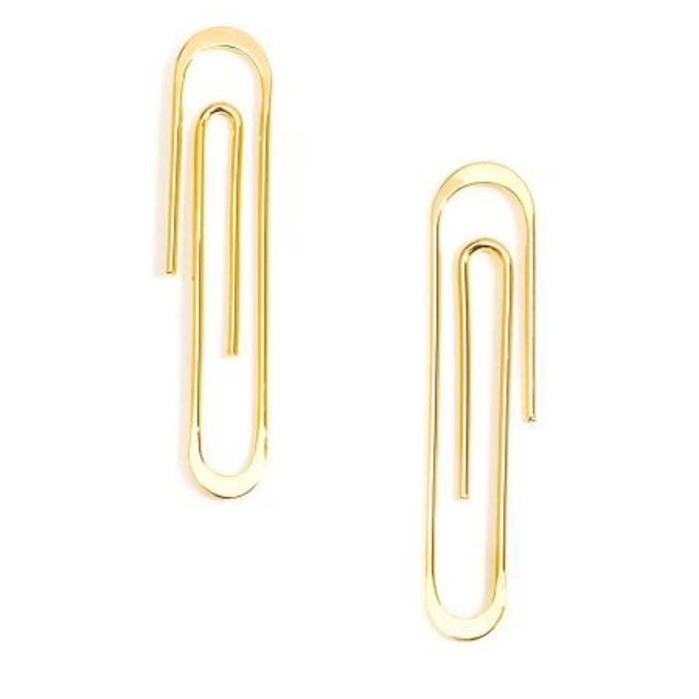 Paper Clip Earrings